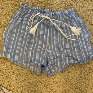 striped shorts